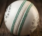 A3 Sports Grade-A White Leather Cricket Ball - Image 2
