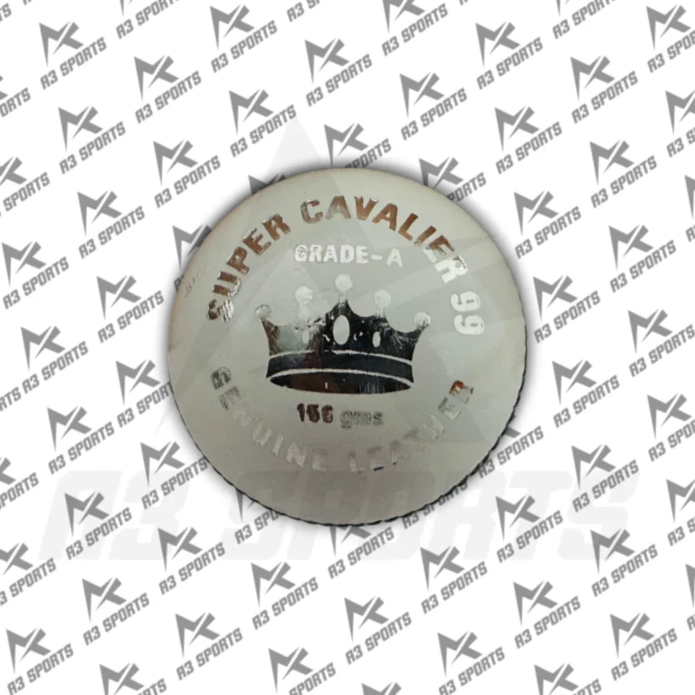 Super Cavalier White Leather Cricket Ball