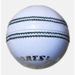 Supremo Grade-A White Leather Cricket Ball